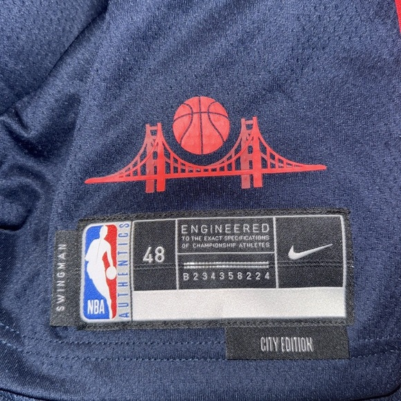 Stephen Curry 30 Golden State Warriors 2024/25 City Edition - Picture 3 of 5